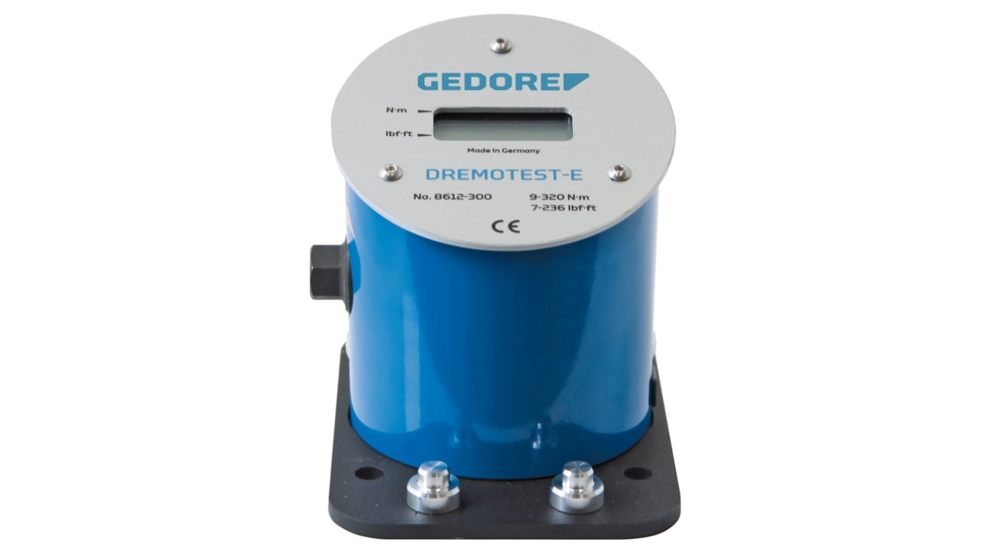 Gedore Digital Torque Tester, 0.2 → 12Nm, 6.3mm Drive, ±1 % Accuracy