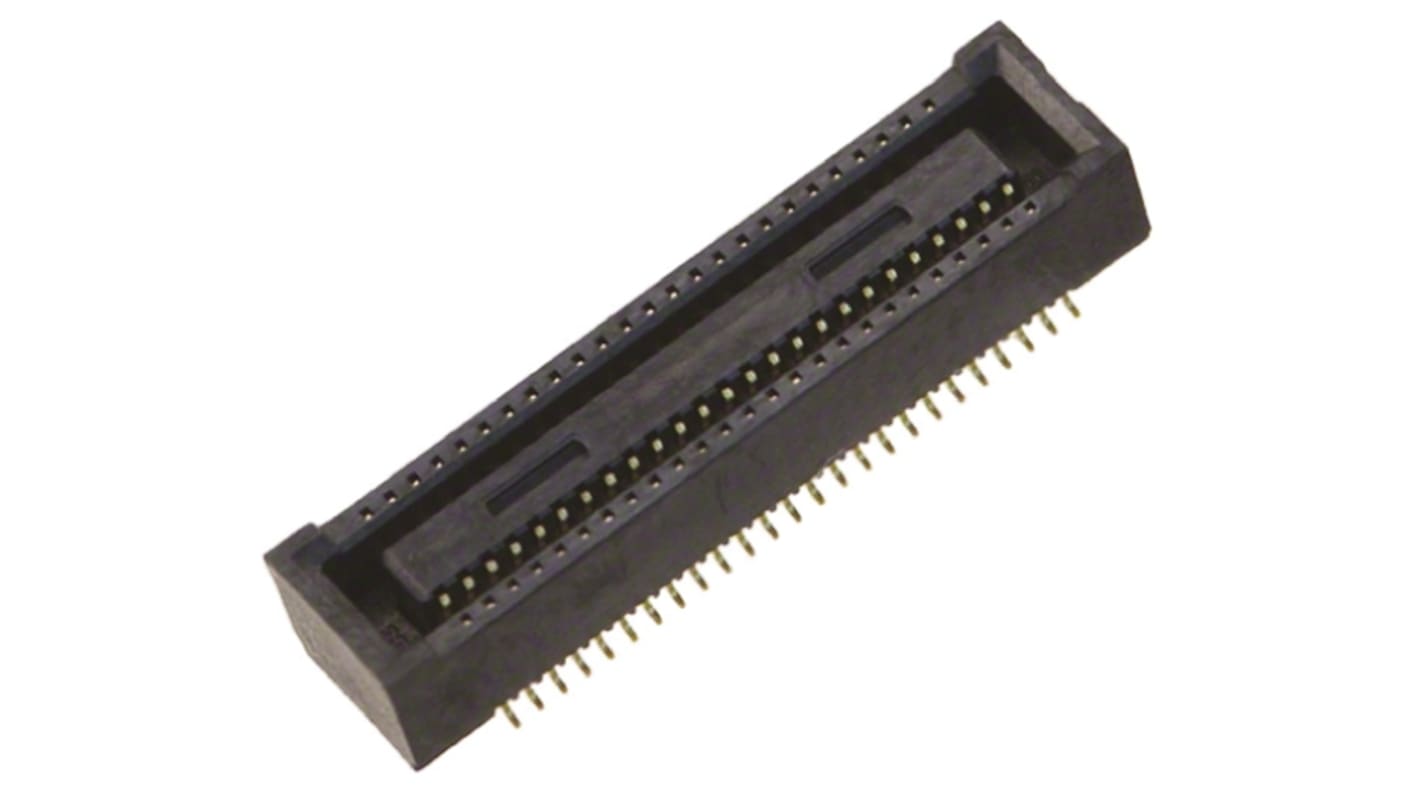 Conector hembra para PCB Hirose serie DF40, de 50 vías en 2 filas, paso 0.4mm, 30 V, 300mA, Montaje Superficial, para