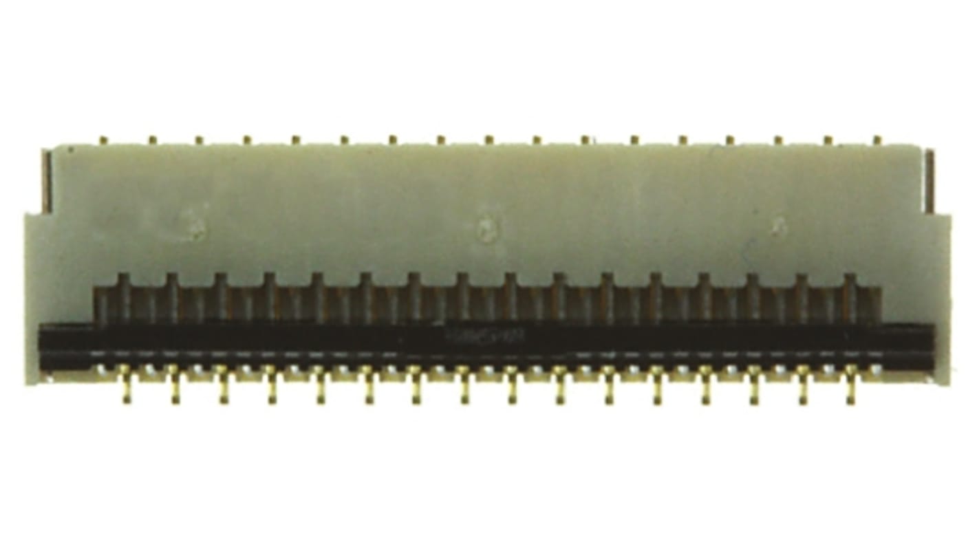 Hirose FH39, SMD FPC-Steckverbinder, Buchse, 33-polig / 2-reihig, Raster 0.3mm Lötanschluss