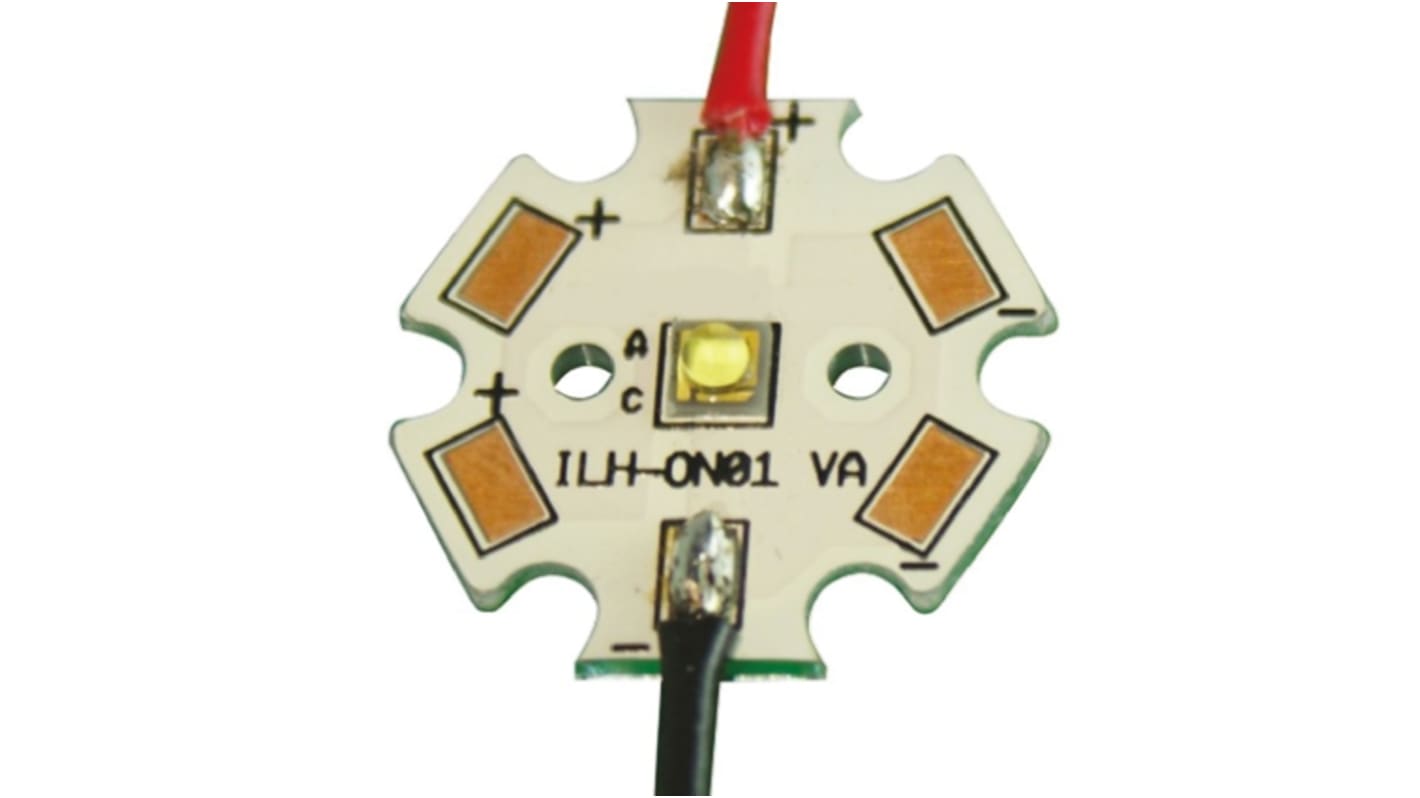 ILS ILH-OO01-DEBL-SC211-WIR200., OSLON Square 1+ PowerStar LED Array, 1 Blue LED