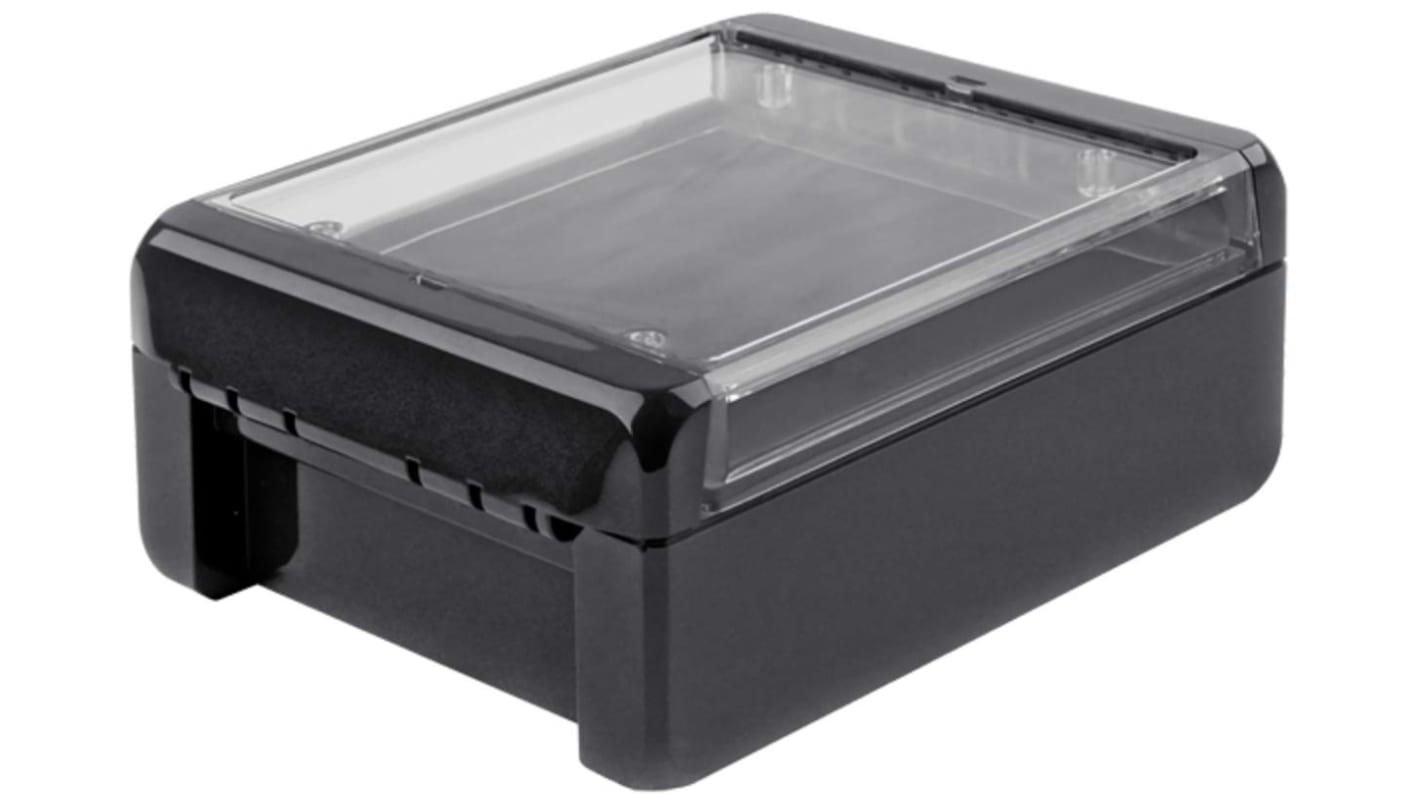 Bopla Bocube Series Graphite Grey Polycarbonate V0 Enclosure, IP66, IP68, IK07, Transparent Lid, 151 x 125 x 60mm