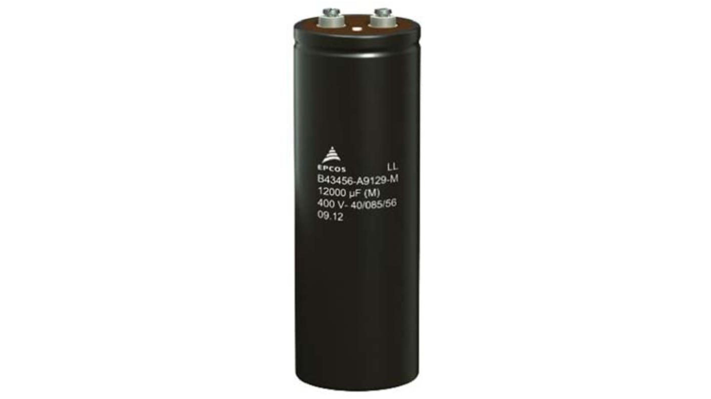 EPCOS 2200μF Electrolytic Capacitor 350V dc, Screw Mount - B43456A4228M000