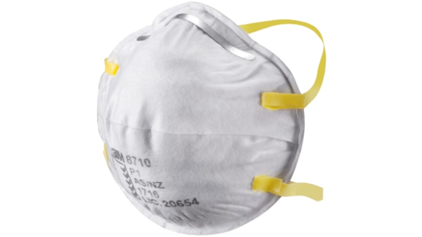 3M Disposable Respirator for General Purpose Protection, FFP1, Non-Valved, Moulded, 20 per Package