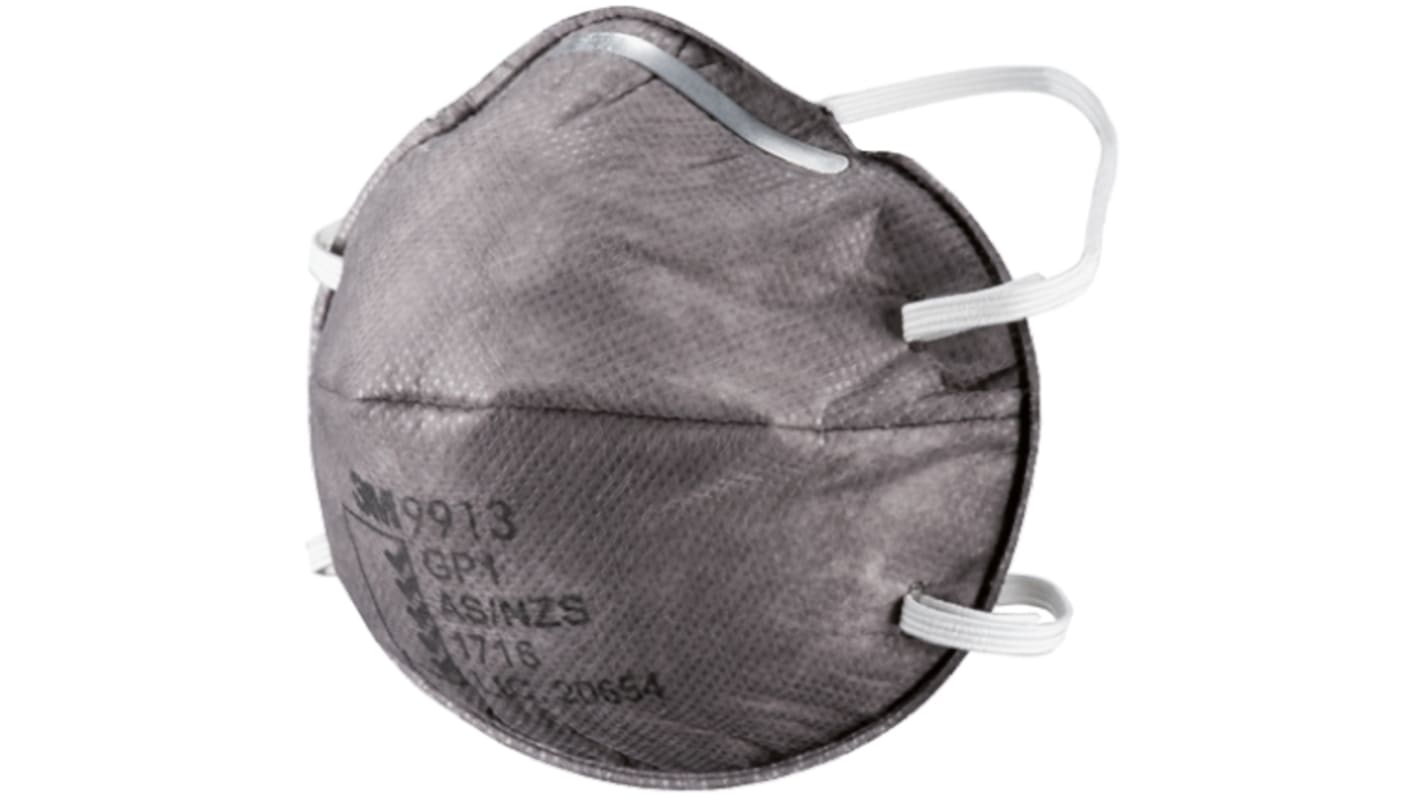 3M 9900 Series Disposable Respirator for Nuisance Odour Protection, FFP1, Non-Valved, Moulded, 15 per Package