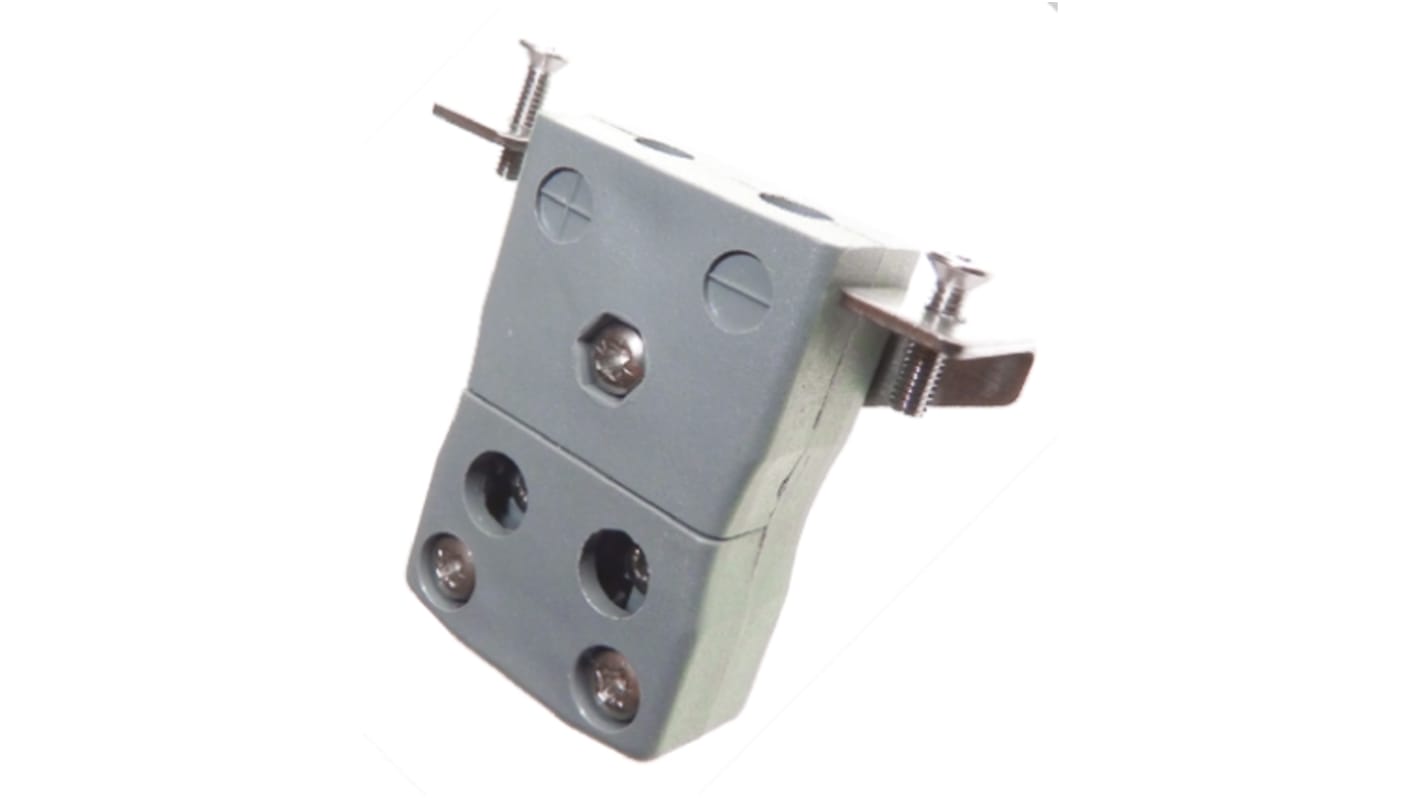 RS PRO Quickwire Panel Mount Thermocouple Connector for Use with Type B Thermocouple, Standard Size, IEC Standard