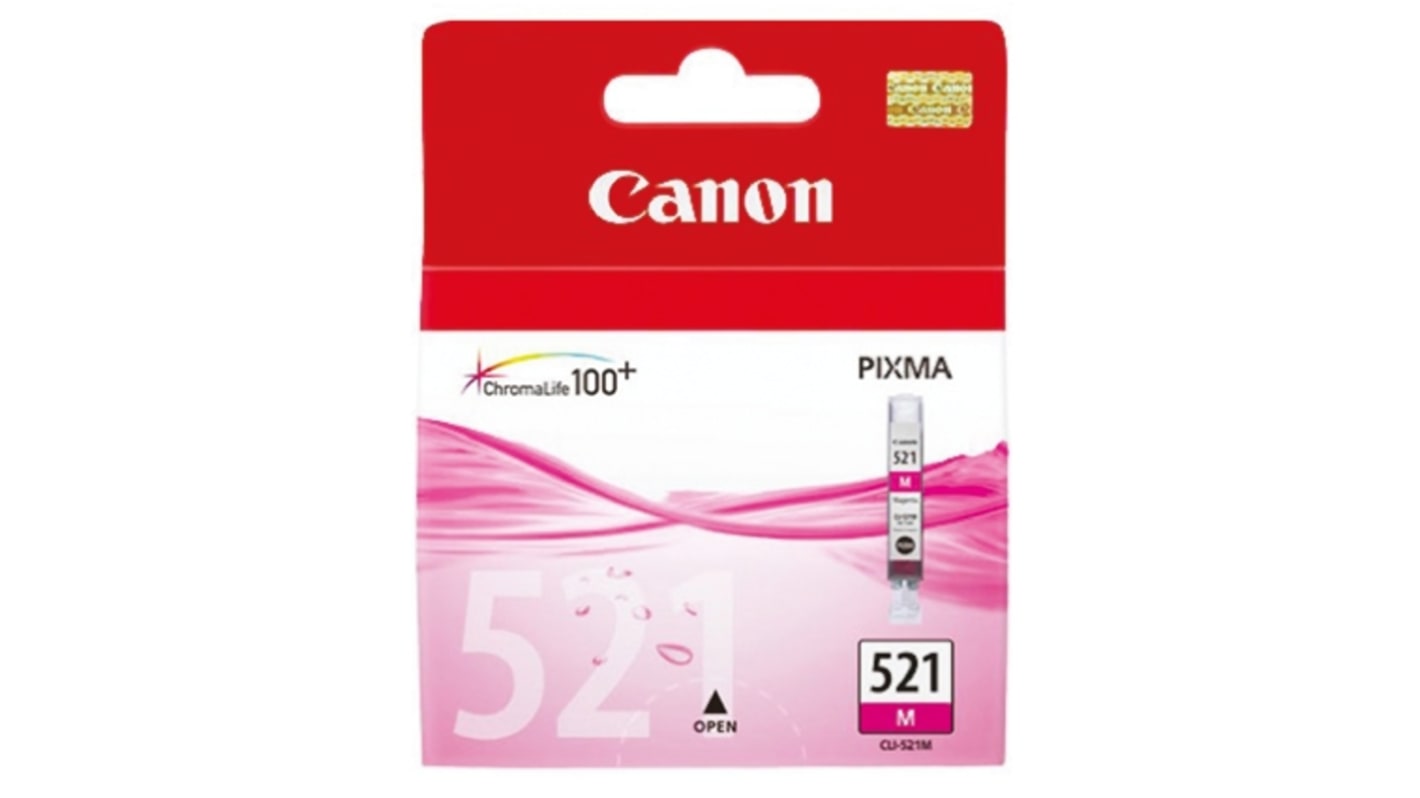 Canon CLI-521M Druckerpatrone für Canon Patrone Magenta 1 Stk./Pack Seitenertrag 510