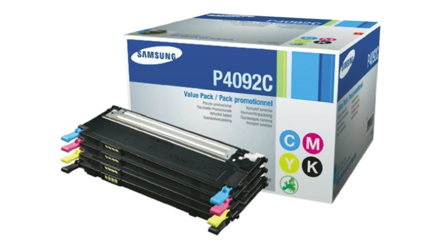 Samsung CLT-P4092C/ELS Toner Schwarz für Samsung Drucker, 1500 Seitenertrag (ca.)