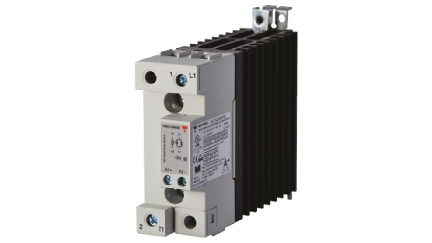 Carlo Gavazzi Solid State Relay, 49 A Load, Panel Mount, 600 V ac Load, 190 V dc, 275 V ac Control