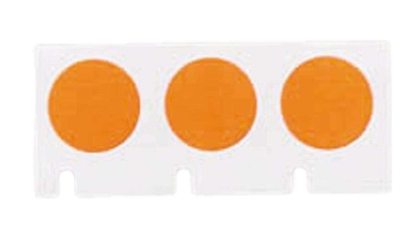 Brady Black on Orange Cable Labels, 12.7 mm Width