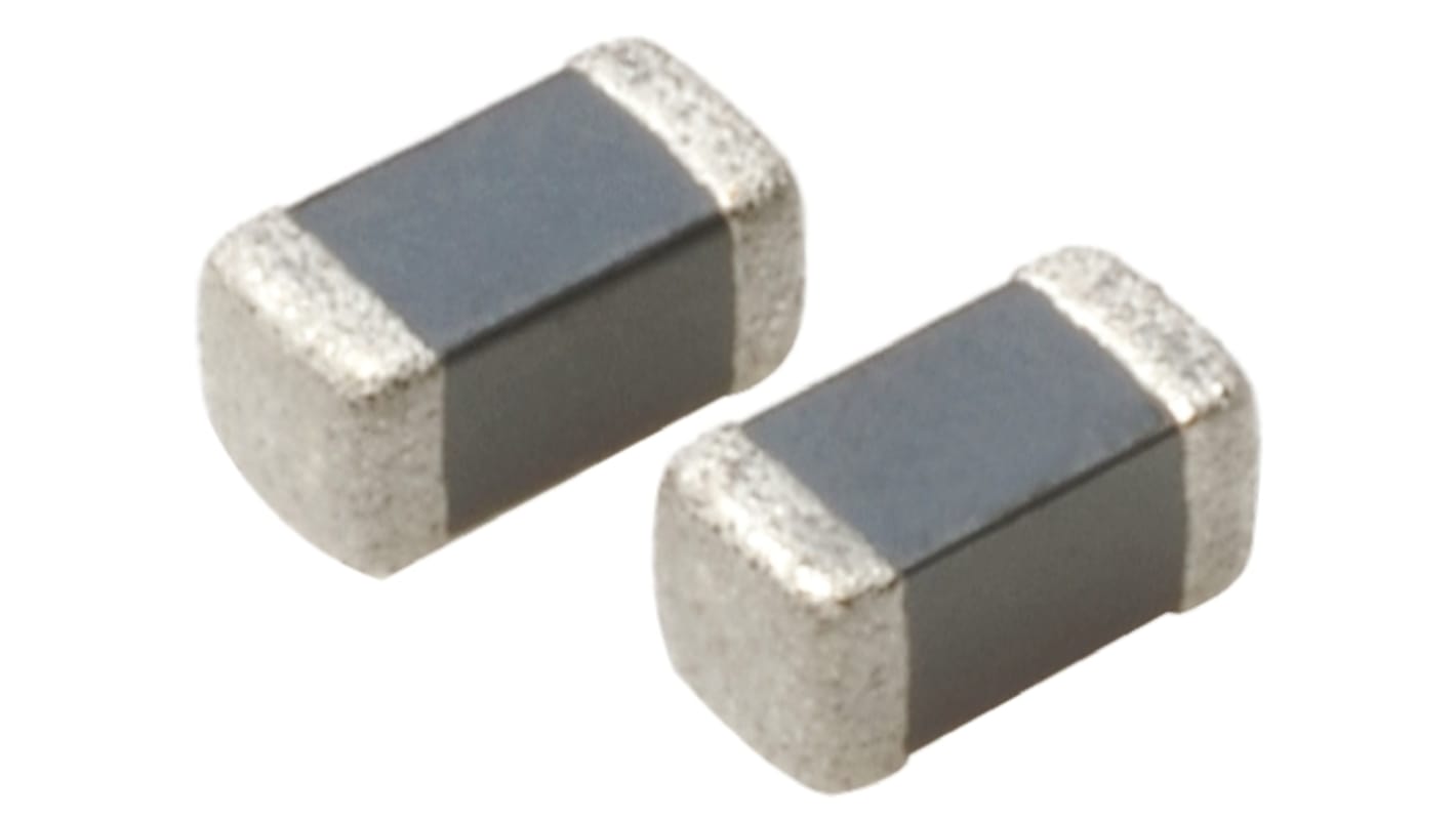 TDK, MLF, 0603 (1608M) Multilayer Surface Mount Inductor with a Ferrite Core, 22 μH ±10% Multilayer 2mA Idc Q:20