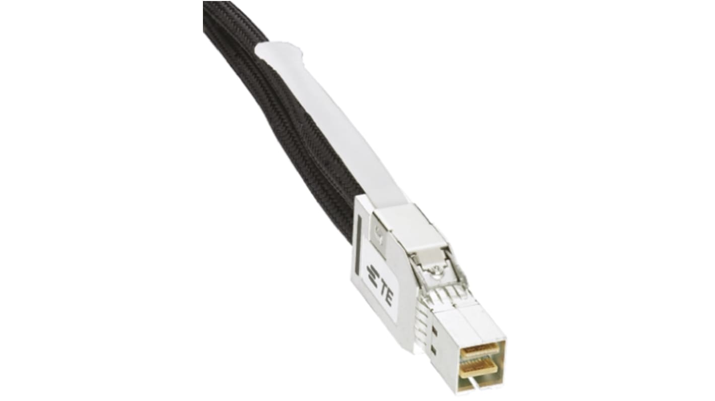 TE Connectivity SCSI Kabel Externer Mini-SAS HD / Stecker, Externer Mini-SAS HD / Stecker, 1m