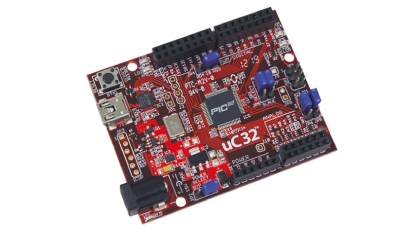 Placa de desarrollo chipKIT uC32 de Microchip