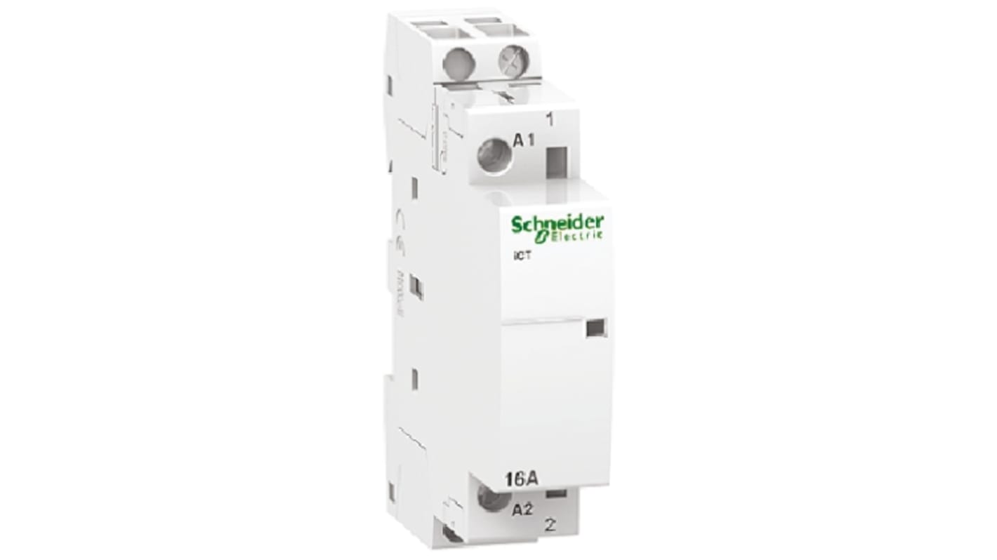 Schneider Electric Acti9 iCT iCT Leistungsschütz / 48 V ac Spule, 1 -polig 1 Schließer, 250 V ac / 16 A