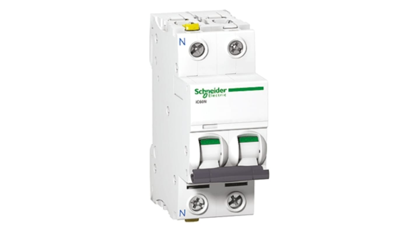 Schneider Electric iC60H MCB Leitungsschutzschalter Typ C 3A 230V, Abschaltvermögen 10 kA Acti 9 DIN-Schienen-Montage