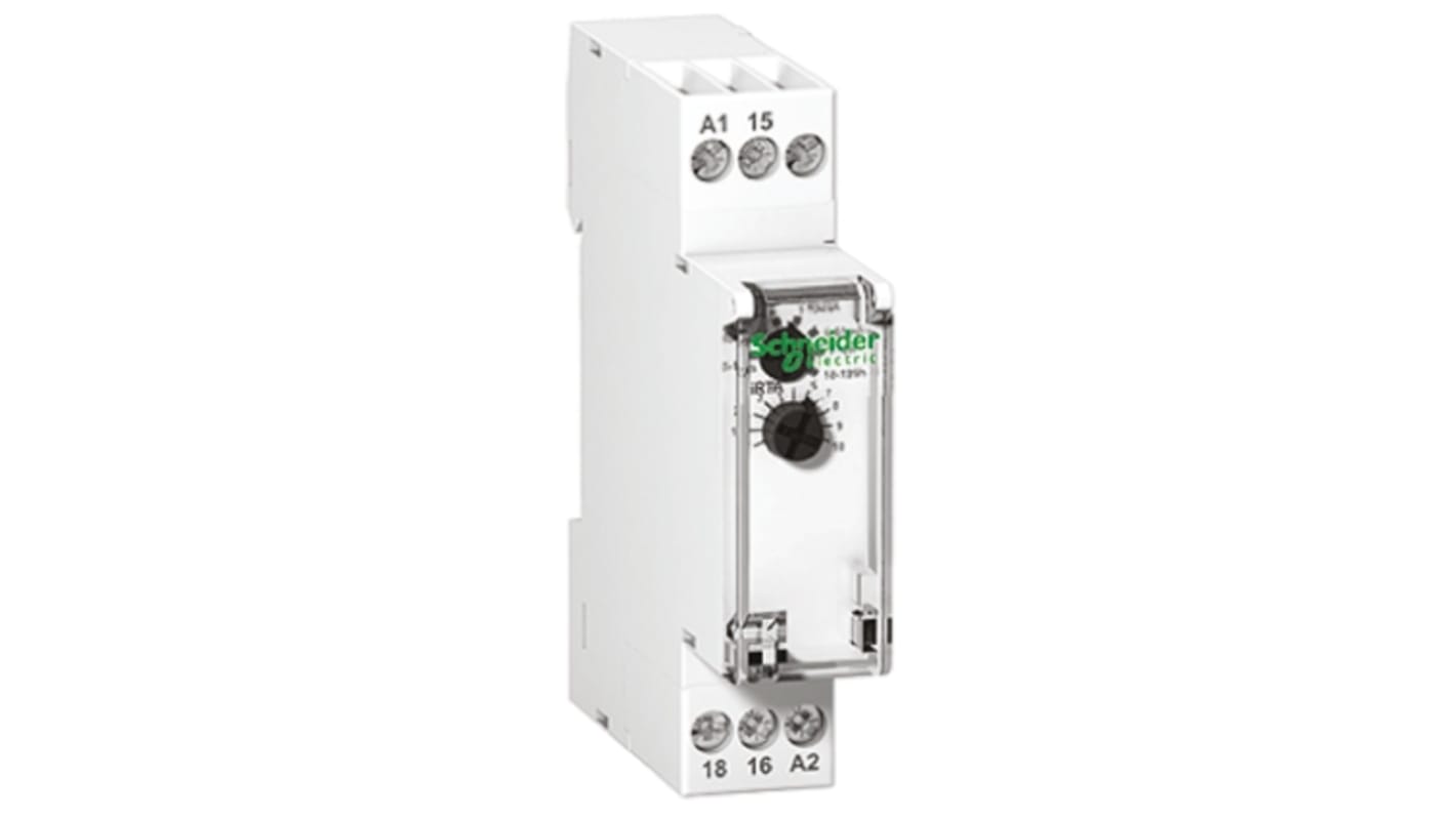 Schneider Electric IRTB Series DIN Rail Mount Timer Relay, SPDT