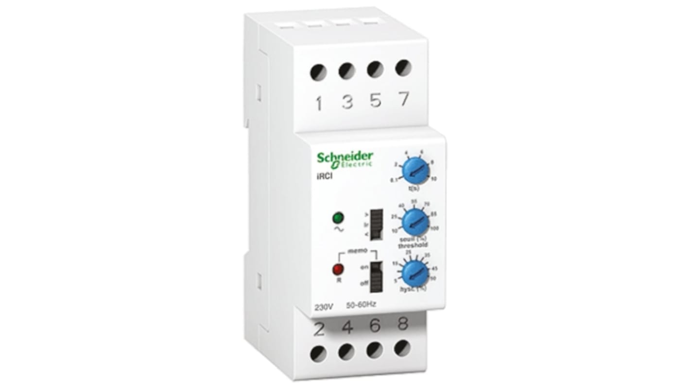 Schneider Electric Acti 9 iRC Überwachungsrelais 10 → 100 V ac/dc, 50 → 500V ac/dc, 1-poliger Wechsler