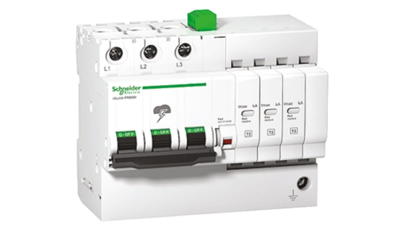 Parafoudre Schneider Electric, 2kA, montage Rail DIN iPRD Acti 9