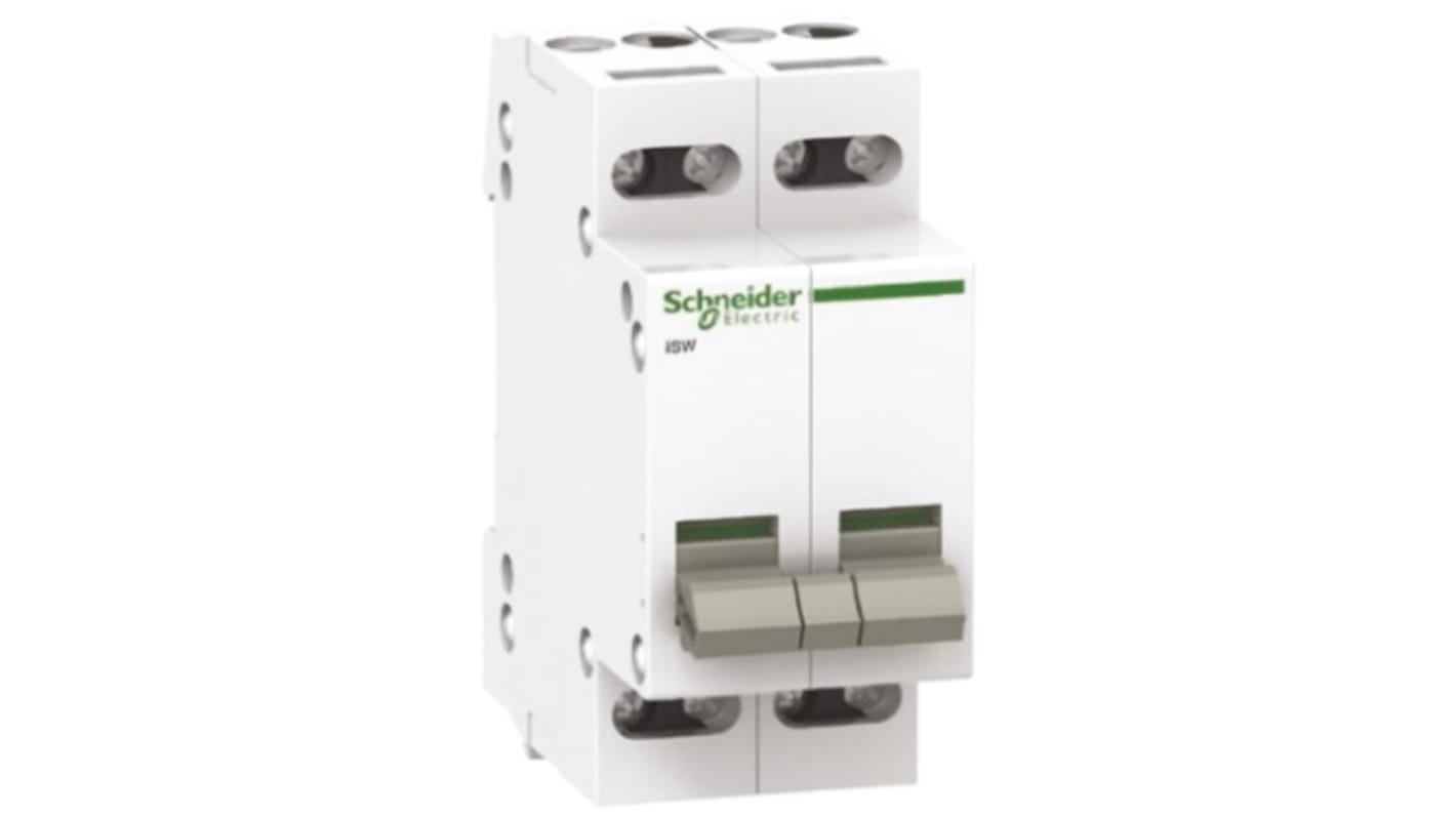 Schneider Electric Acti 9 1-polet Sikkerhedsafbryder, Slutte, +125A, IP20