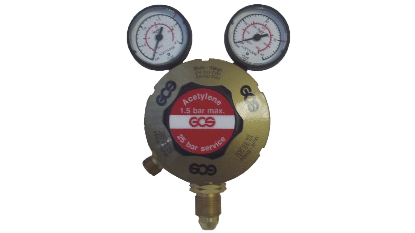 GCE Gassvejseregulator for Acetylen 1,5 bar