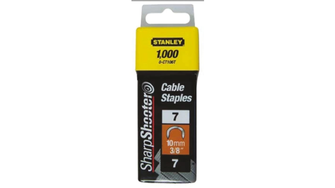 Stanley 10mm Staples 1000 Per pack