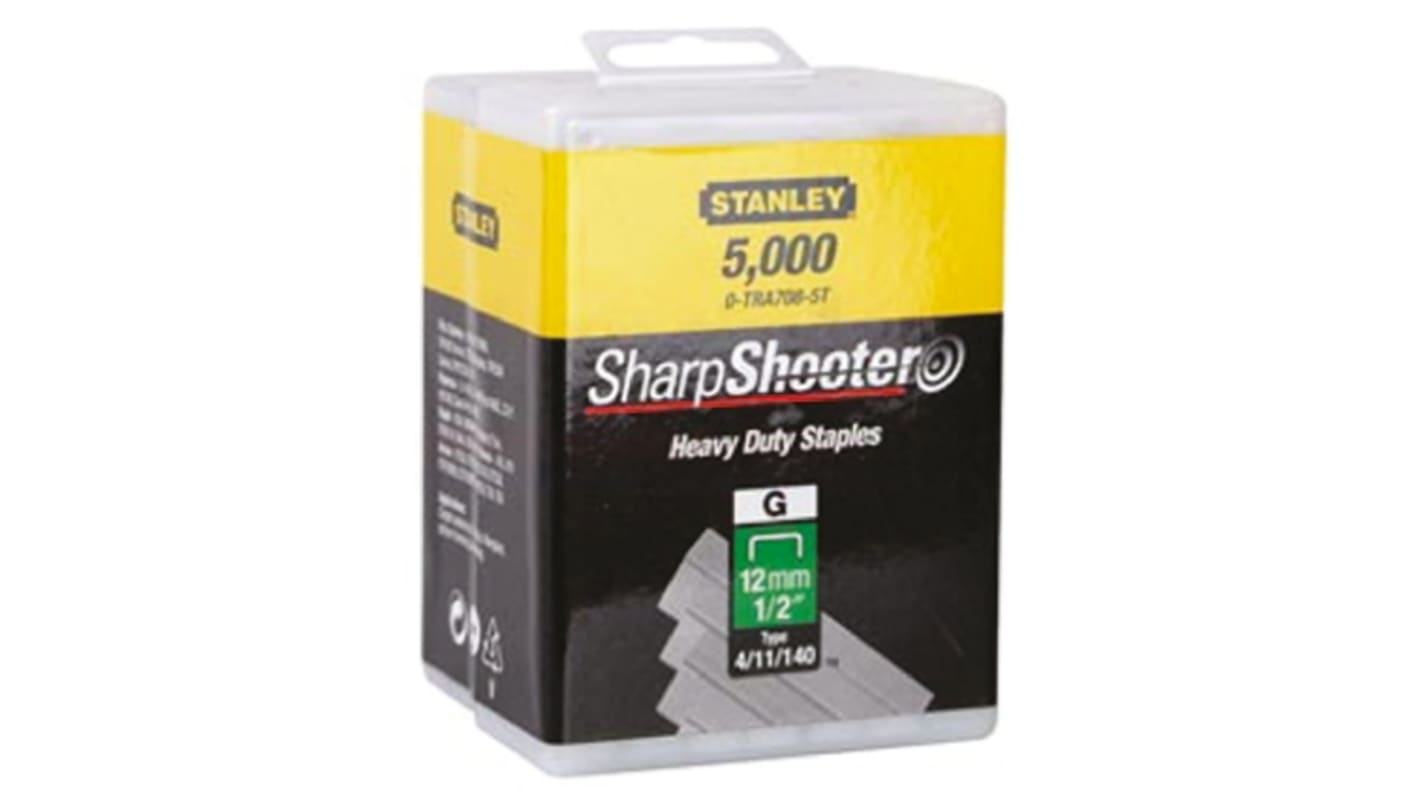 Graffette Stanley Heavy-Duty 12mm - Confezione Da 5000 Pezzi Per Ufficio E Fai Da Te - Foto 3