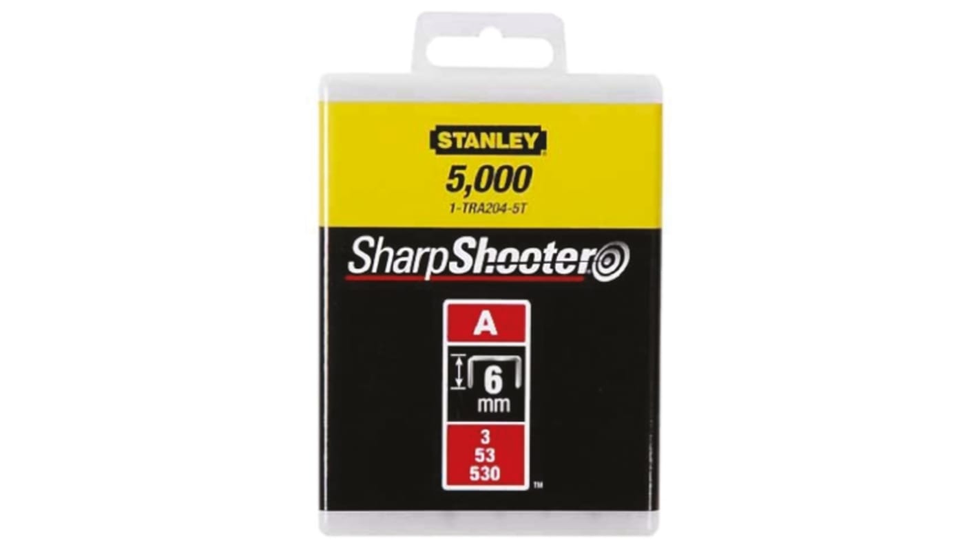 Agrafes Stanley 6mm 5000 par paquet