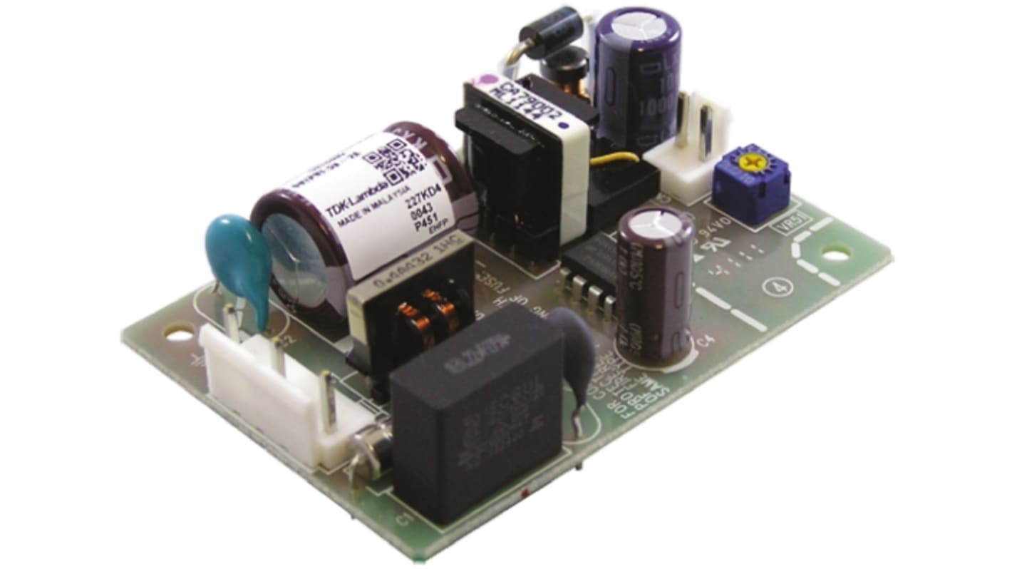 TDK-Lambda Switching Power Supply, ZWS10B-15, 15V dc, 700mA, 10.5W, 1 Output, 120 → 370 V dc, 85 → 265 V