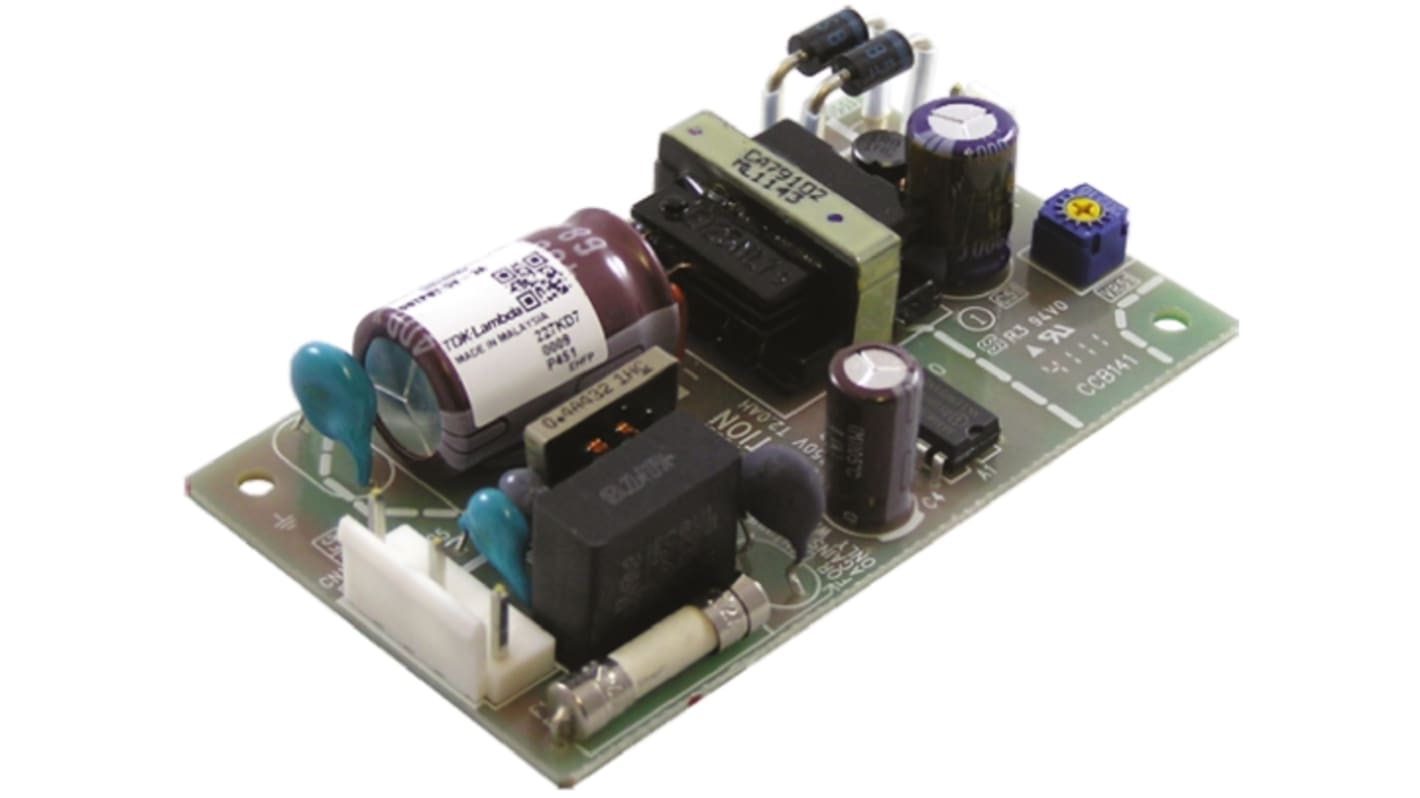 TDK-Lambda Switching Power Supply, ZWS15B-15, 15V dc, 1A, 15W, 1 Output, 120 → 370 V dc, 85 → 265 V ac