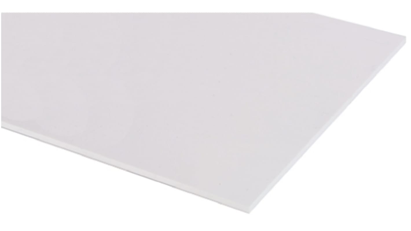 RS PRO Satin/Gloss White Plastic Sheet, 1200mm x 1200mm x 2.5mm | RS