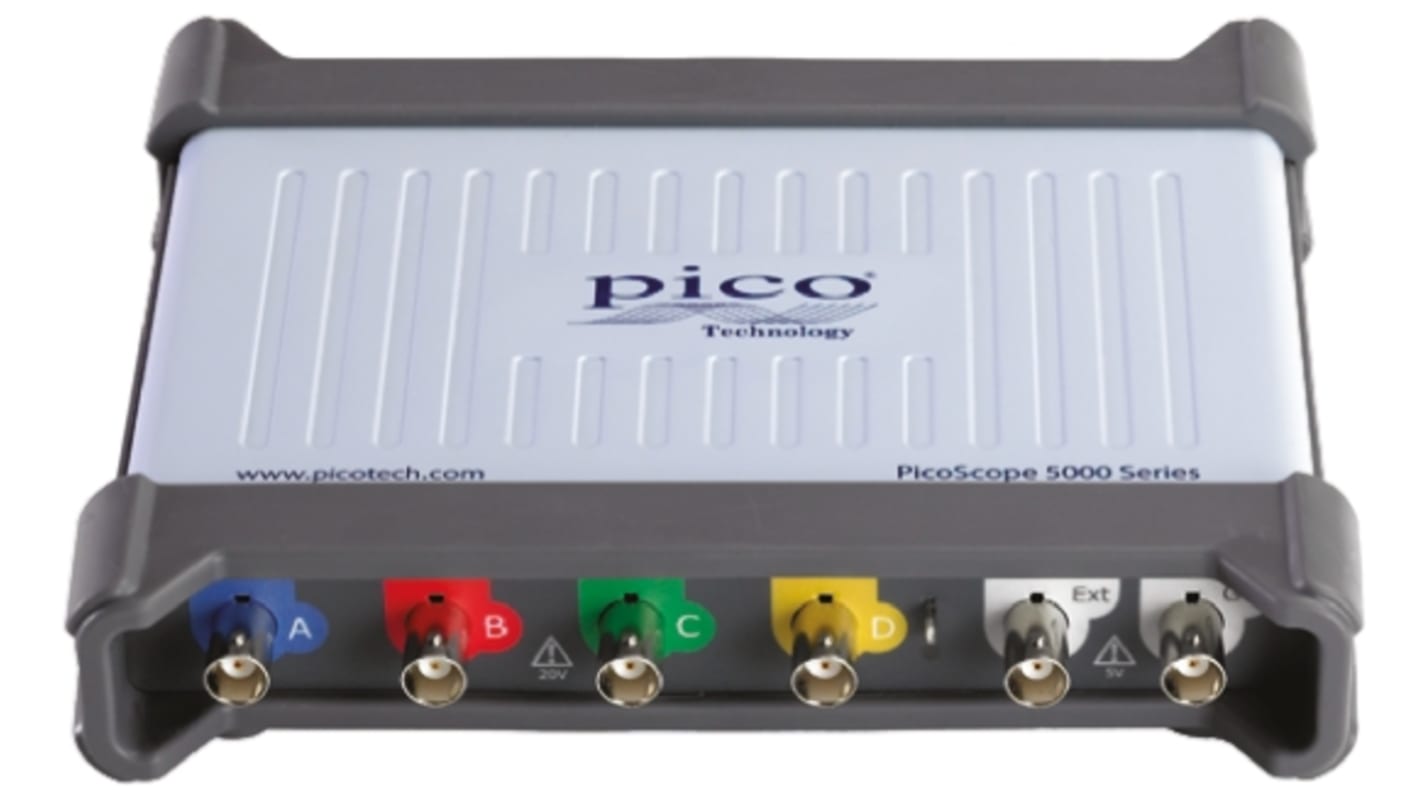 Osciloscopio basado en PC pico Technology 5444A, canales:4 A, 200MHZ, interfaz USB