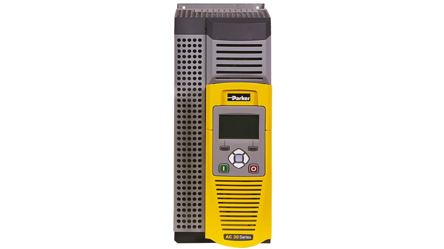 Parker AC30, 3-Phasen Frequenzumrichter 18,5 kW, 400 V ac / 32 A, 38 A 0 → 1500Hz für Wechselstrommotoren