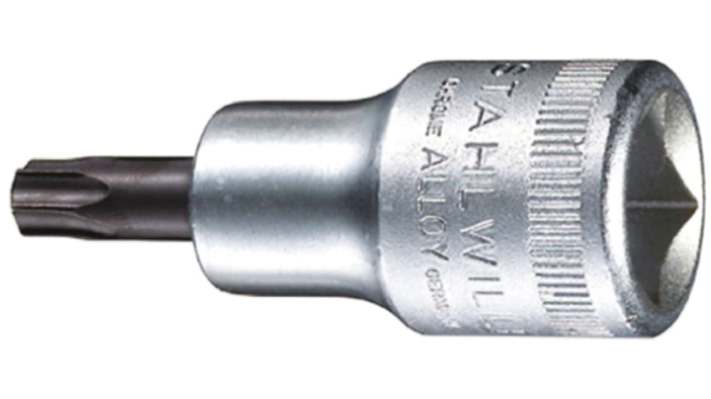 STAHLWILLE Torx Screwdriver Bit, T40 Tip, 55 mm Overall