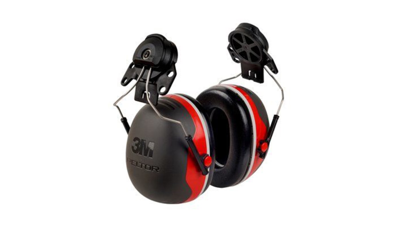 Casque anti-bruit 3M PELTOR série X3P3 Coquille 32dB Noir, Rouge