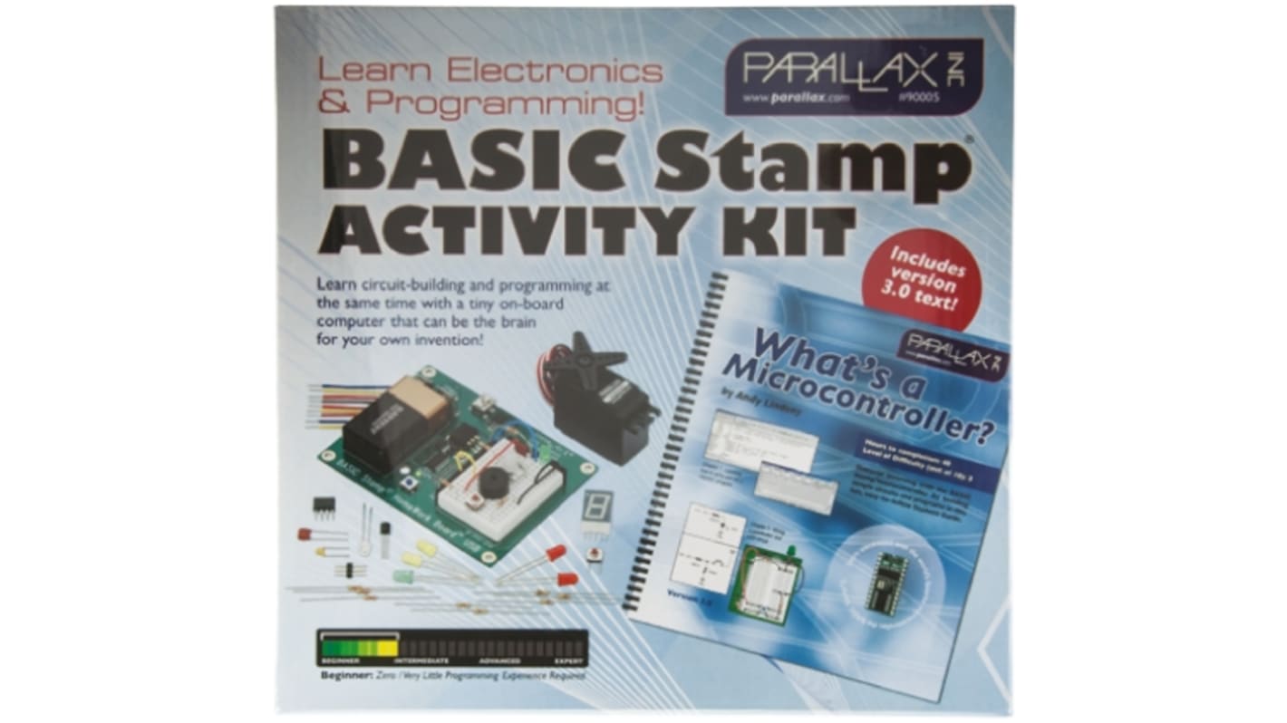 Płytka ewaluacyjna Parallax Inc BASIC Stamp Activity Kit Mikrokontroler 90005