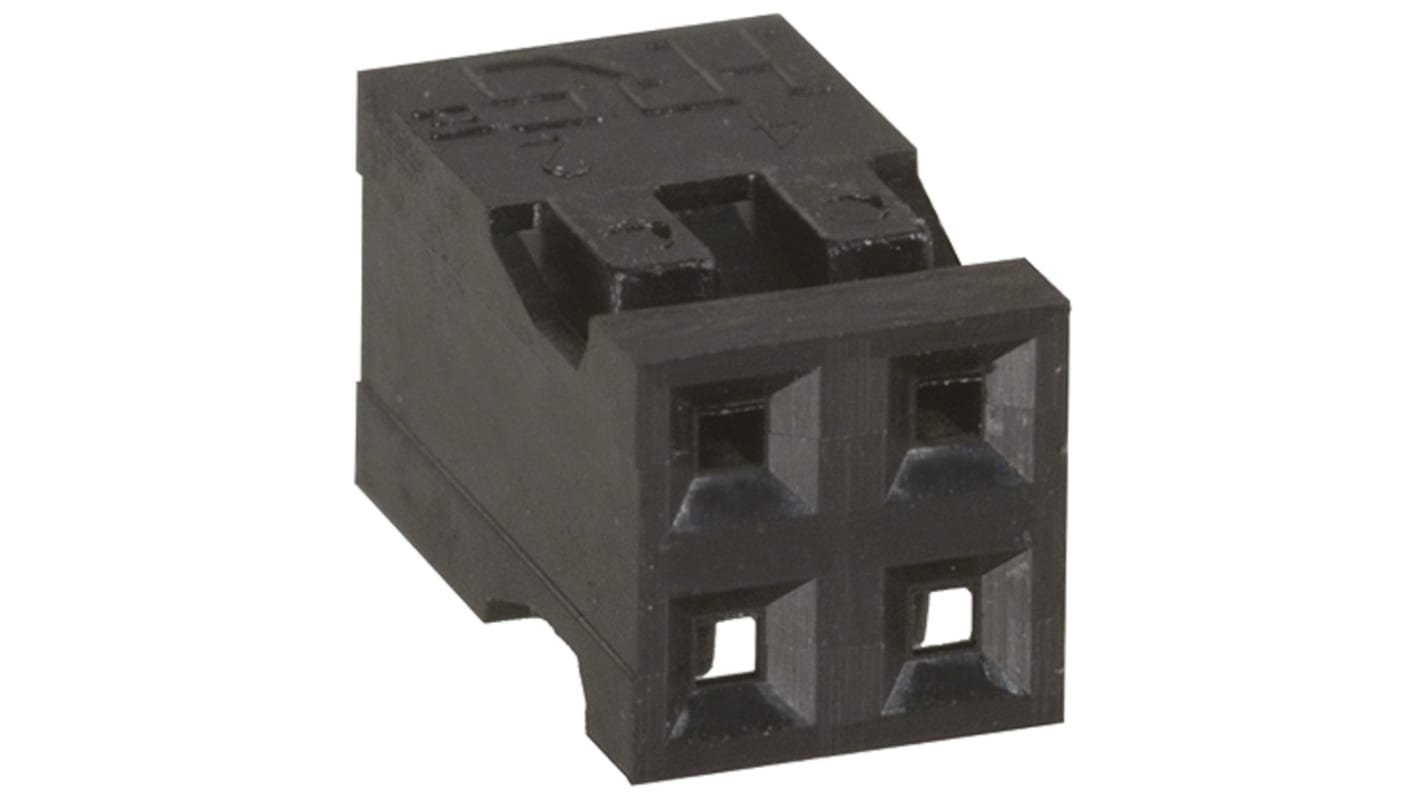 Hirose, A3B Female Connector Housing, 2mm Pitch, 4 Way, 2 Row