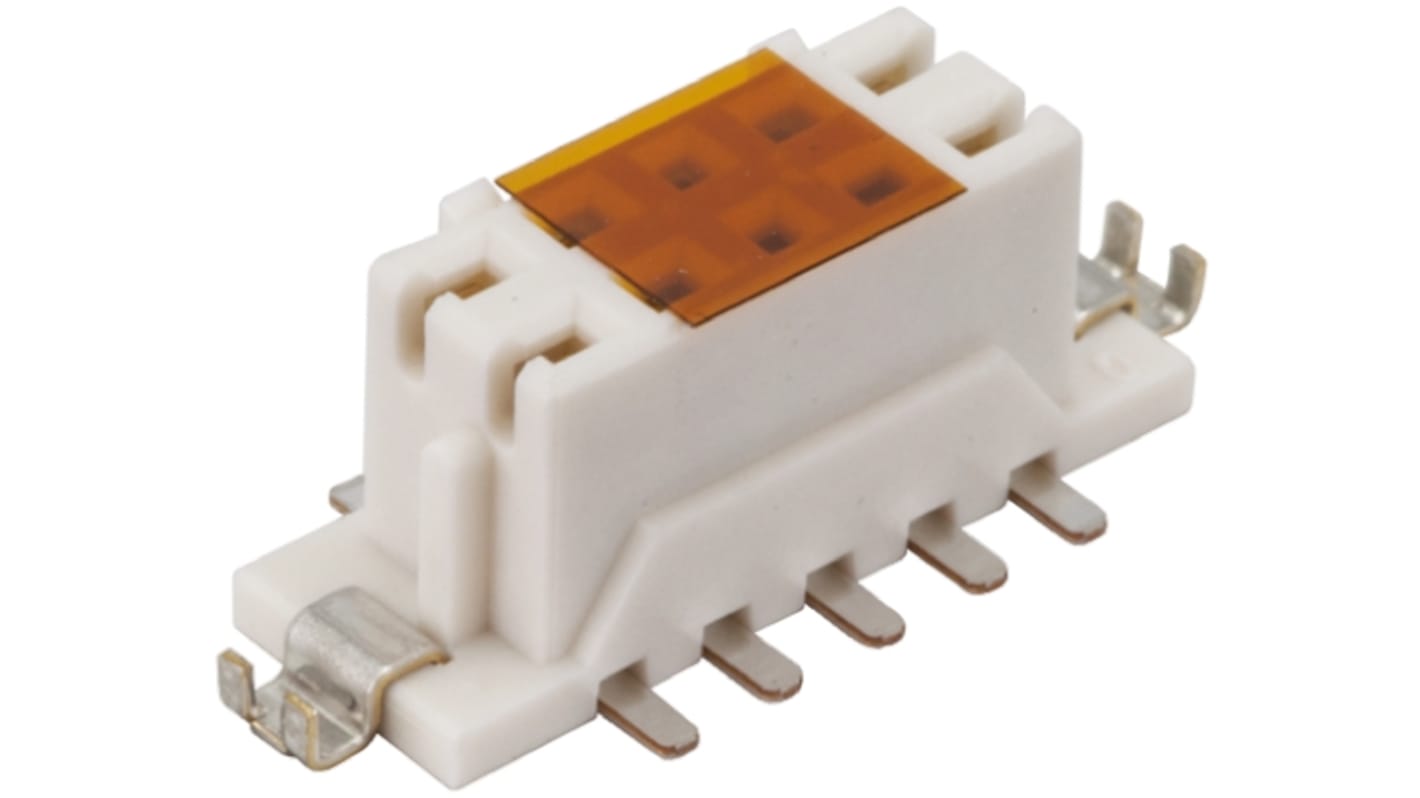 Hirose DF11 Series Straight Surface Mount PCB Socket, 14-Contact, 2-Row, 2mm Pitch, Solder Termination