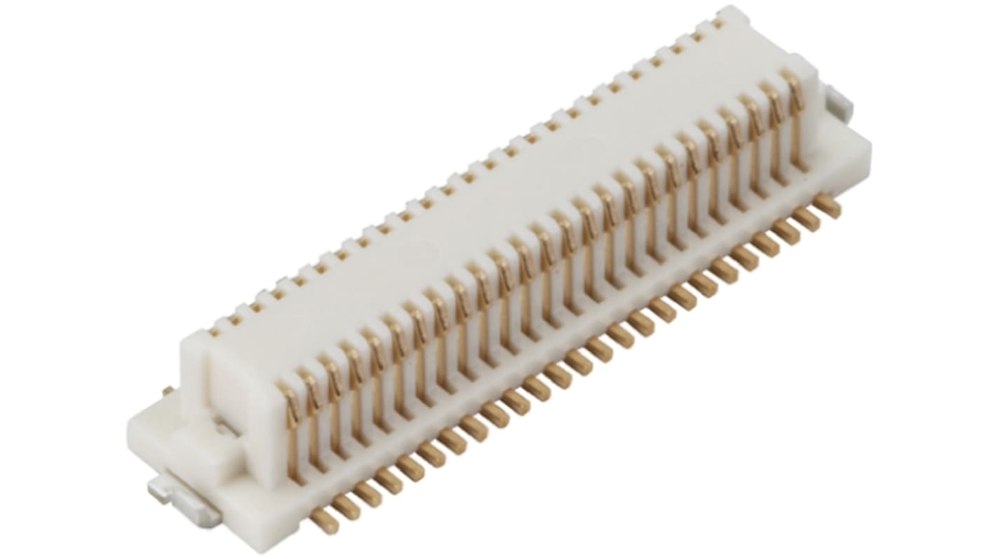 Conector hembra para PCB Hirose serie DF12, de 60 vías en 2 filas, paso 0.5mm, 50 V, 300mA, Montaje Superficial, para