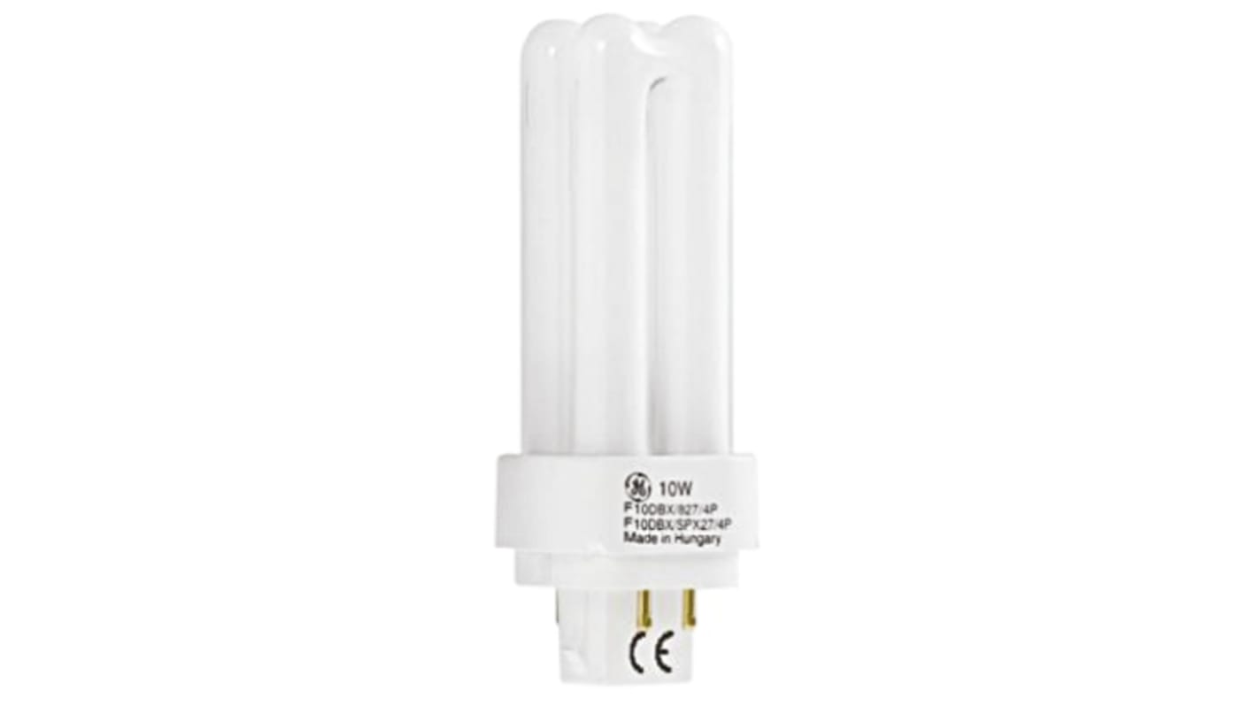 GE, 4 Pin, Non Integrated Compact Fluorescent Bulbs, 26 W, 4000K, Cool White