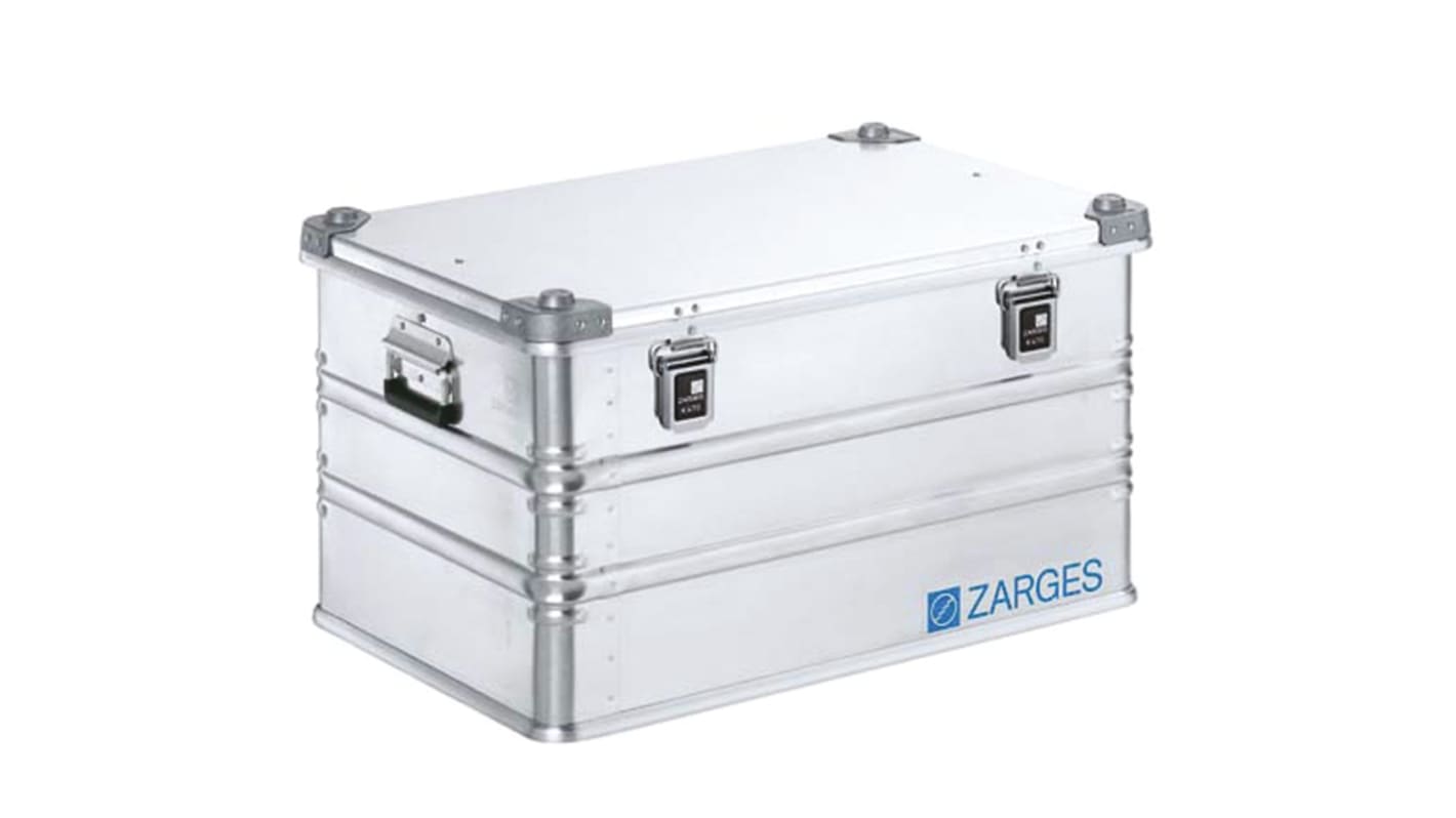 Zarges K 470 Aluminium Transportkoffer Silber, Außenmaße 740 x 510 x 410mm / Innen 690 x 460 x 380mm