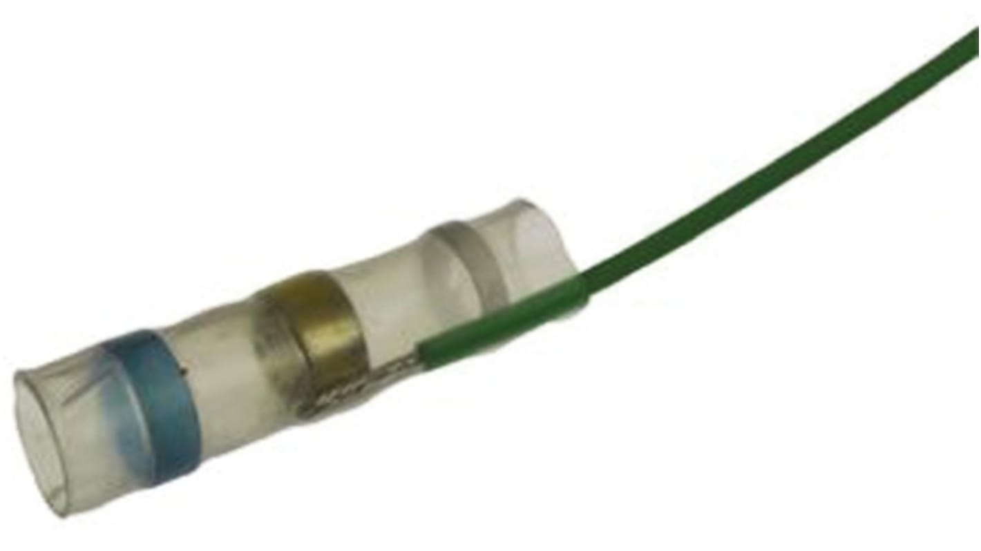 TE Connectivity Transparent Polyolefin Solder Sleeve 35.5mm Length 4 → 9.2mm Cable Diameter