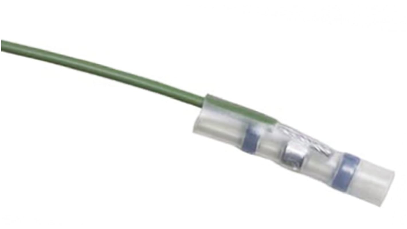 TE Connectivity Transparent Polyolefin Solder Sleeve 24.5mm Length Maximum of 3mm Cable Diameter