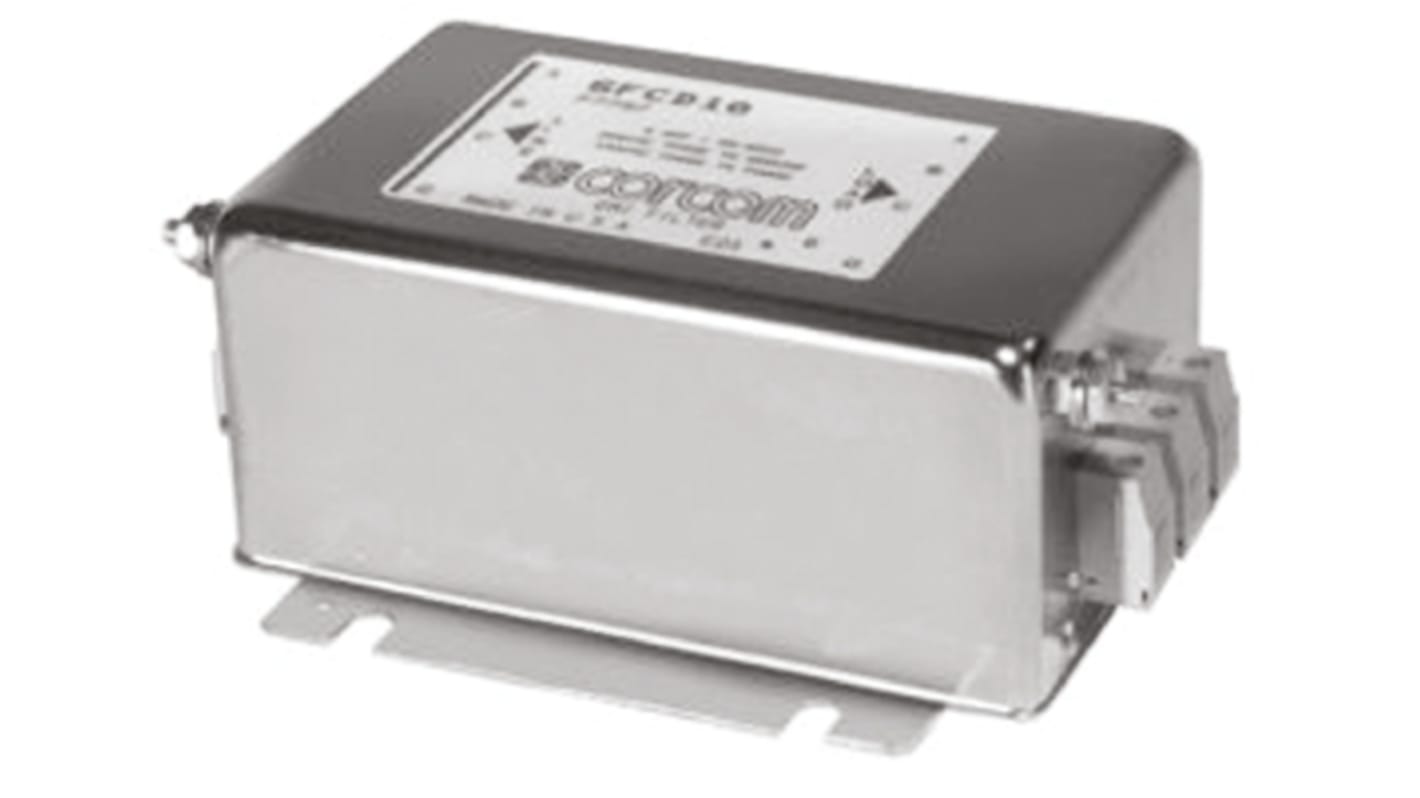 TE Connectivity, Corcom FCD 50A 480 V ac, Flange Mount Power Line Filter, Terminal Block 3 Phase