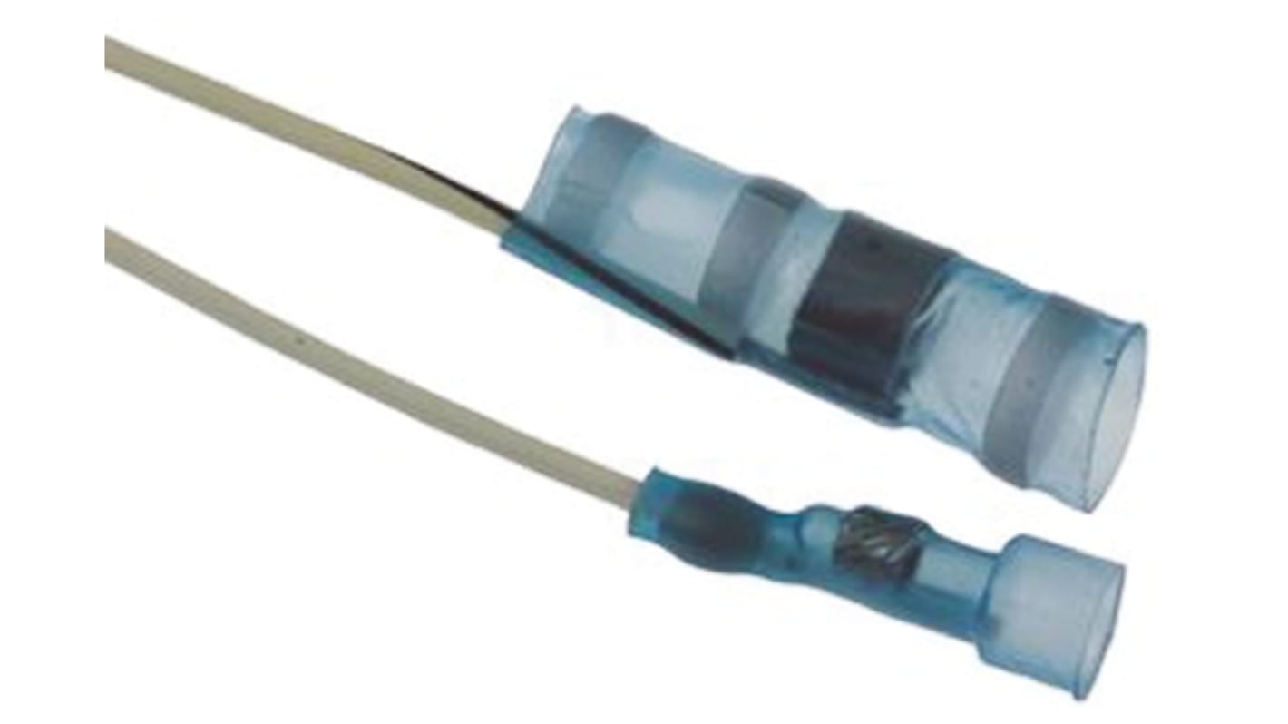 TE Connectivity Blue PVDF Solder Sleeve 32mm Length 0.3 → 6.3mm Cable Diameter