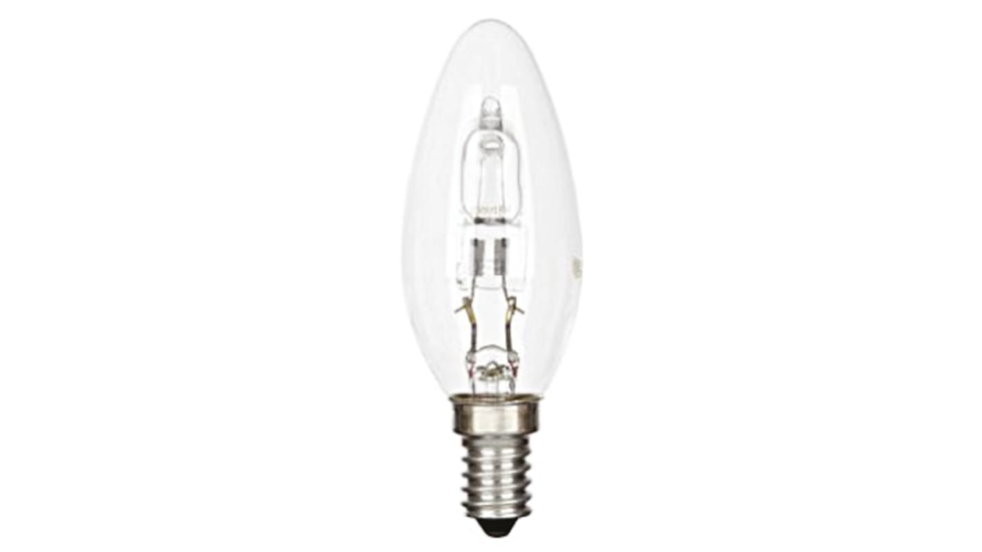 GE 30 W Clear Halogen Bulb SES / E14, Candle, 240 V, 36mm