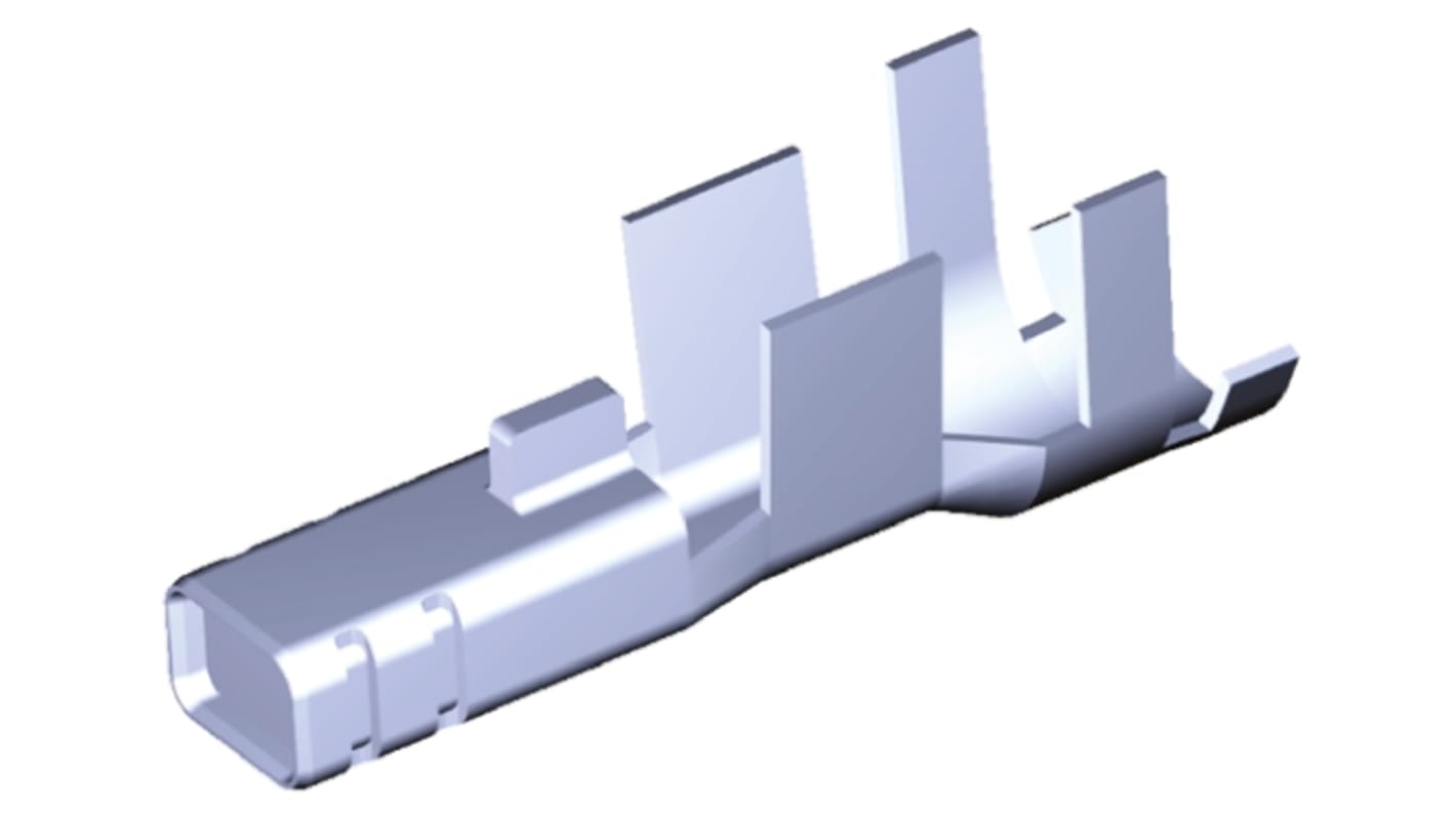 TE Connectivity Crimp-Anschlussklemmenkontakt für Power Triple Lock-Steckverbindergehäuse, Buchse / 3mm², Zinn