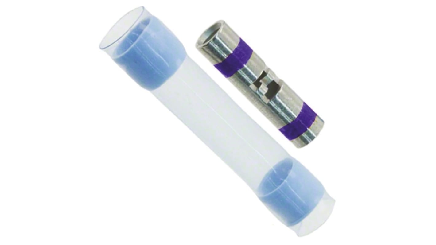 Conector de acoplamiento de cableado D-200-83 TE Connectivity, 16 → 20 AWG, Azul, Serie MiniSeal