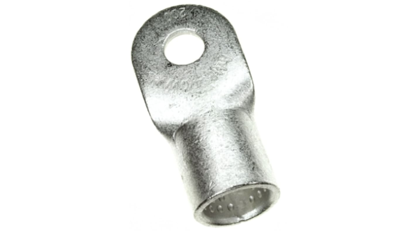 TE Connectivity, SOLISTRAND Uninsulated Ring Terminal, 0.375in Stud Size, 96.3mm² to 117mm² Wire Size