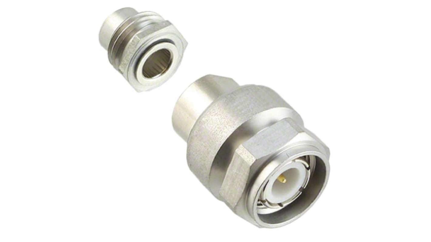 TE Connectivity, Plug Cable Mount TNC Connector, 50Ω, Crimp Termination, Straight Body