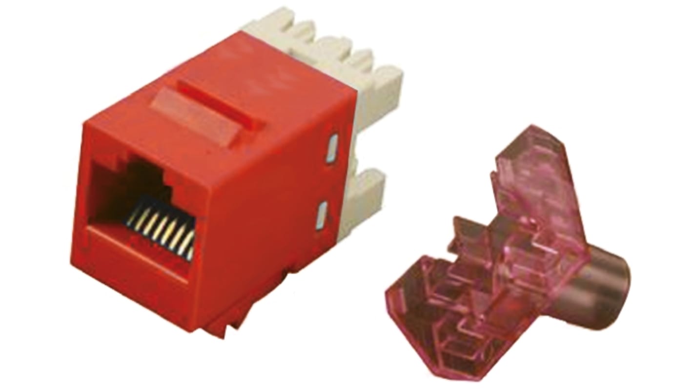 TE Connectivity Female RJ45 Connector, Cat5e