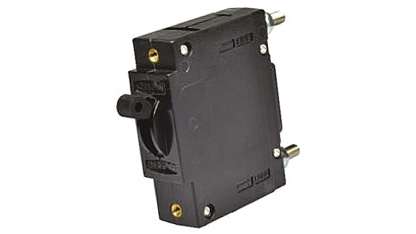 TE Connectivity Thermal Magnetic Circuit Breaker - W91 Single Pole 277V ac Voltage Rating, 2A Current Rating